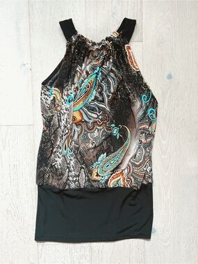 2005 Vintage RIPE | Paisley Halter Top